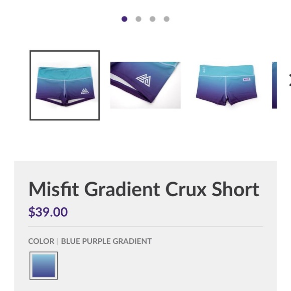 Misfit tie dye shorts size small - Picture 2 of 4